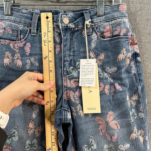 Laurie Felt Daisy Denim Regular Relaxed Boyfriend Straight Medium, Reg 0 - Picture 8 of 13